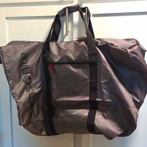 NWT Samsonite Uintah Tote A Ton Nylon Packable Duffle Bag Charcoal/Black